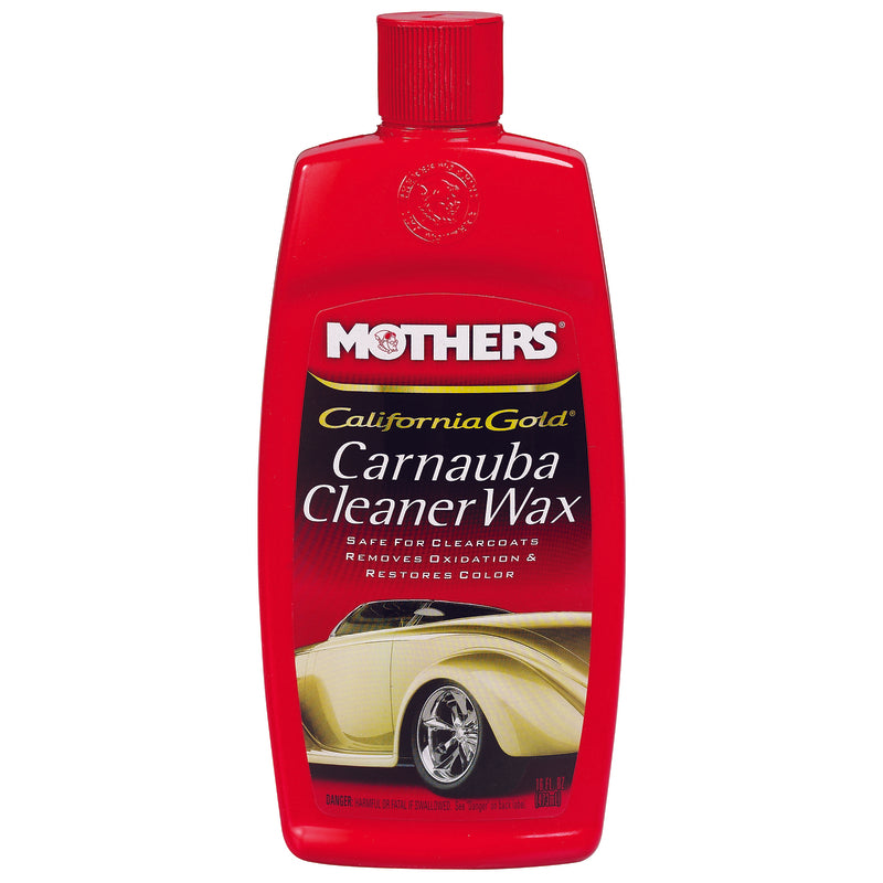 Mothers California Gold Brazilian Carnauba Cleaner Wax 16 Oz Liquid 05701