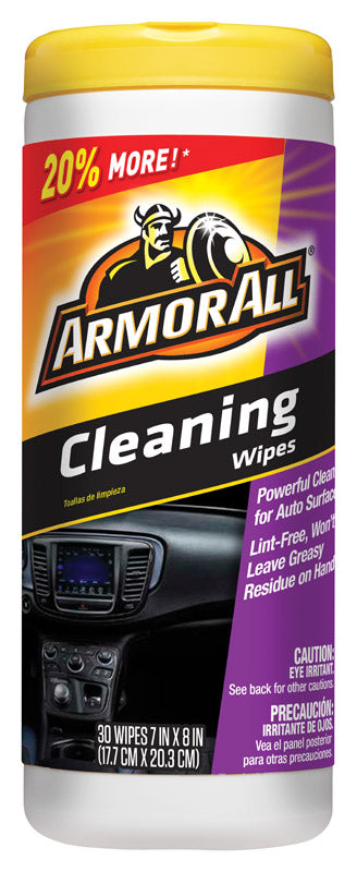 Armor All Cleaning Wipes 30 Count 17497C