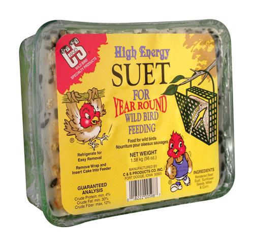 C&S Products 598 High Energy Large Suet Cake