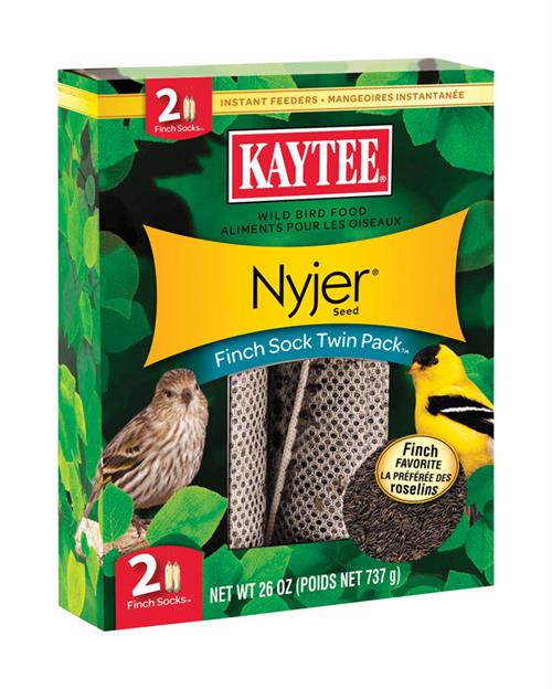 Kaytee Finch Sock Twin Pack with Nyjer Seed 100061954