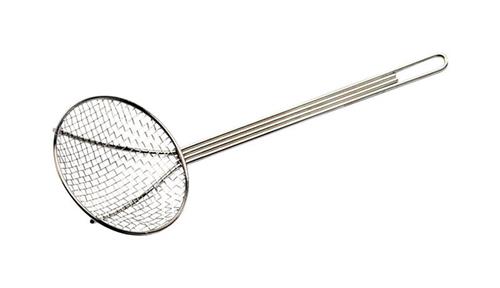 Bayou Classic 18" Nickel Plated Mesh Frying Skimmer With 6" Face 0186