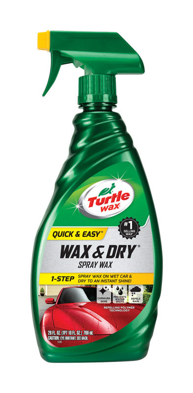 Turtle Wax T9 Wax & Dry Spray Wax 26 Oz