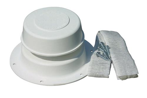 Camco Replace-All Plumbing Vent Kit White 40033