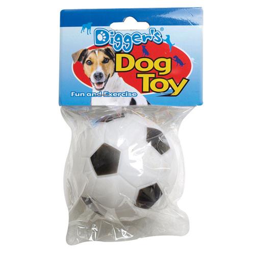 Digger's Vinyl Soccer Ball with Squeaker 51341