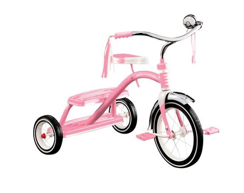 Radio Flyer 33P Girls Classic Dual-Deck Tricycle