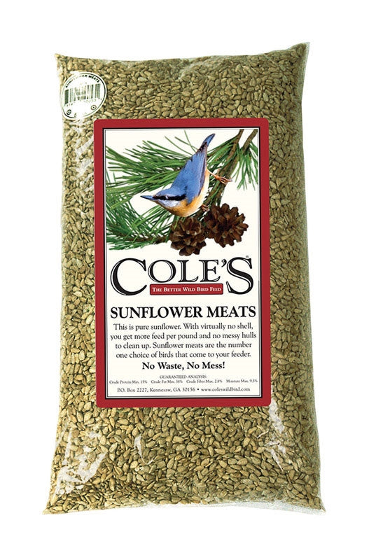 Cole's Sunflower Meats Wild Bird Food 5 Lbs SM05