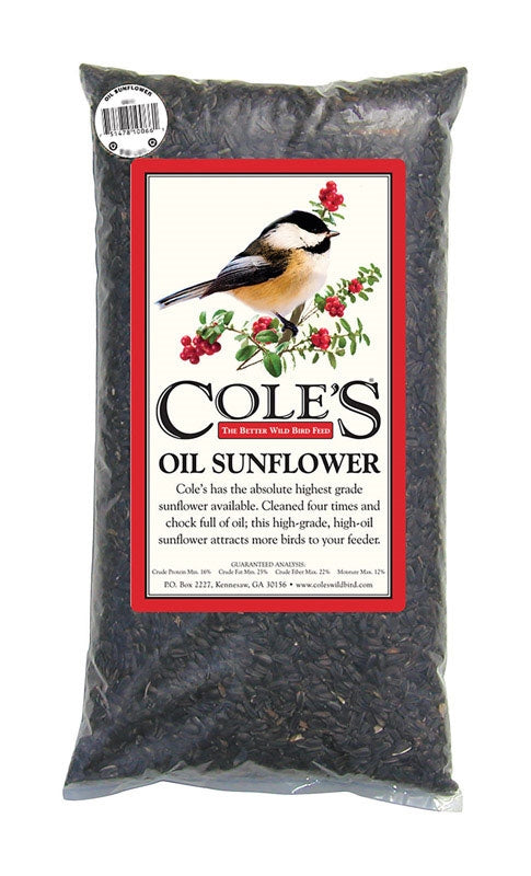 Cole's Oil Sunflower Wild Bird Food 8 Lbs OS08