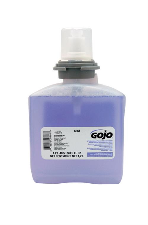 GOJO Premium Foam Handwash with Skin Conditioners 1200 mL Refill 5361-02 - Box of 2