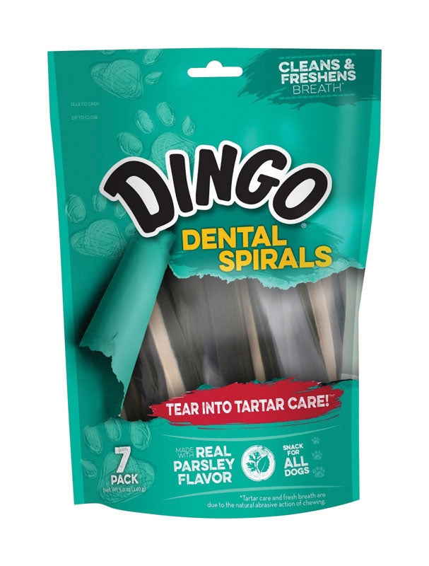 Dingo 5 Inch Dental Spirals 7-Pack DN-99087PDQ