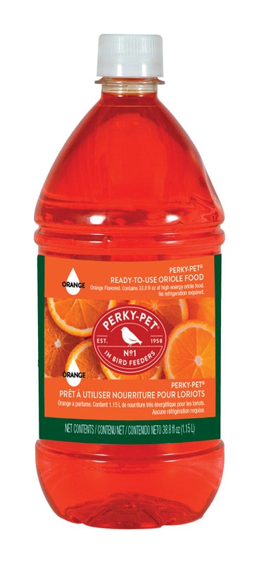 Perky Pet Orange Liquid Oriole Nectar RTU 1L 4501-4