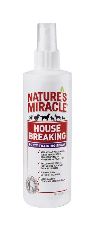 Nature's Miracle House Breaking Potty Training Spray 8 Oz P-5765