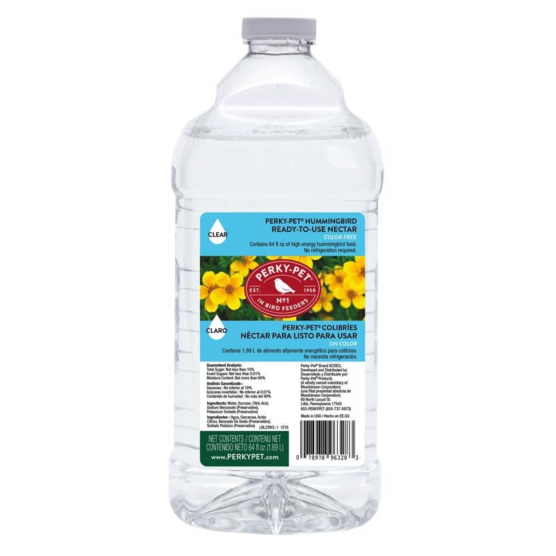 Clear Liquid Hummingbird Nectar RTU 64 oz 239CL