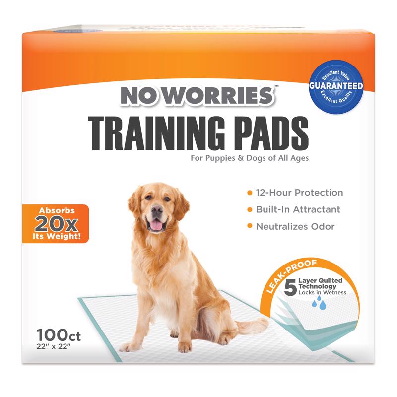 Four Paws No Worries Plastic Disposable Pet Waste Pads 100-Pack 100526841