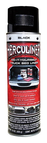 Herculiner 15 Oz Truck Bed Coating Black HALB15