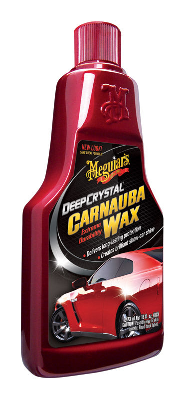 Meguiar's Deep Crystal Carnauba Liquid Automobile Wax 16 Oz A2216