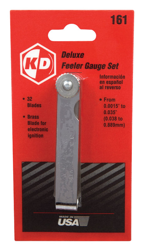 KD 32 Blade Deluxe SAE/Metric Feeler Gauge 161