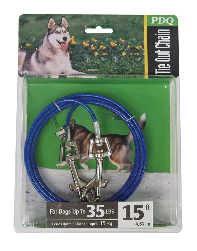 PDQ Medium Dog Tie Out Cable 15 Ft Q2315-000-99