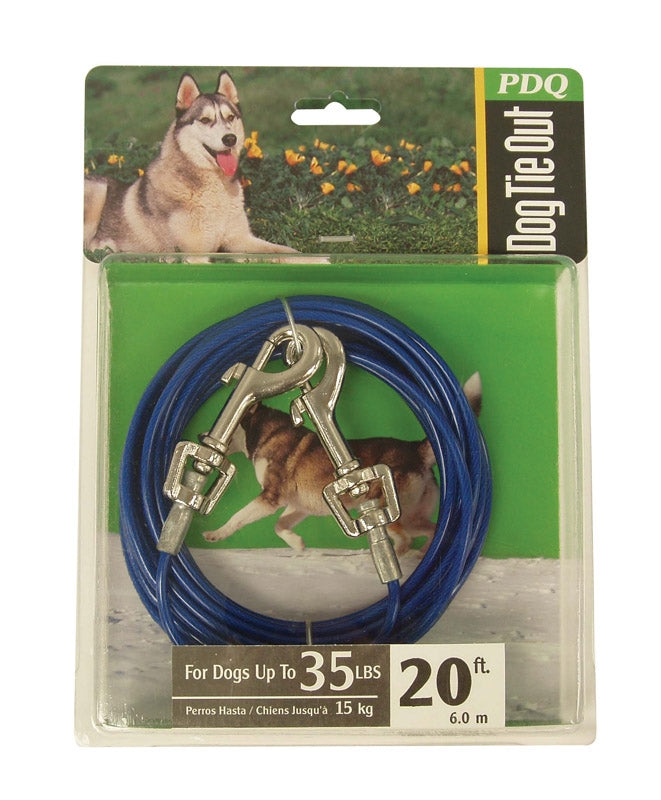 PDQ Medium Dog Tie Out Cable 20 Ft Q2320-000-99