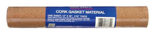 Shop Craft 12 X 36 X 1/16 Inch Cork Gasket Material 37774