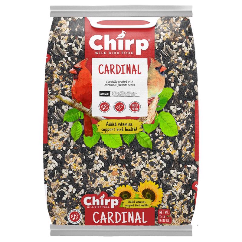 Chirp Cardinal Black Oil Sunflower Wild Bird Food