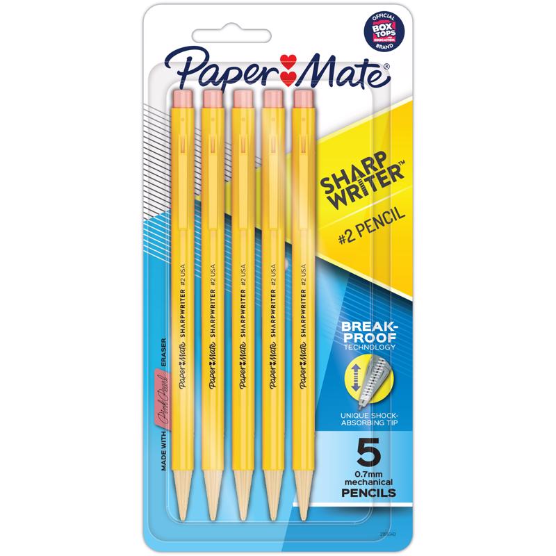 Papermate SharpWriter 0.7 mm Mechanical Pencil 5-Pack 3037631PP - Box of 6
