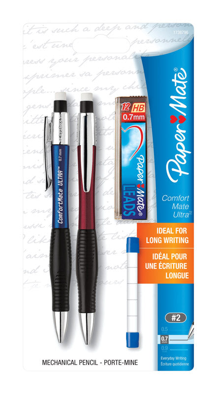 Papermate Comfort Mate Ultra 0.7 mm Mechanical Pencil 2-Pack 1738796 - Box of 6